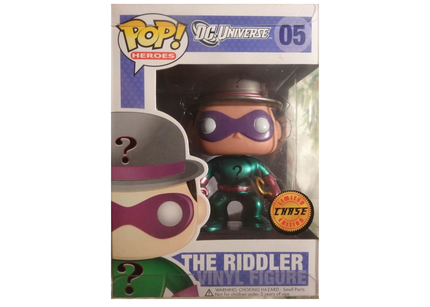 Funko Pop! DC Comics The Riddler (Chase) (Metallic) Figure #05 - US