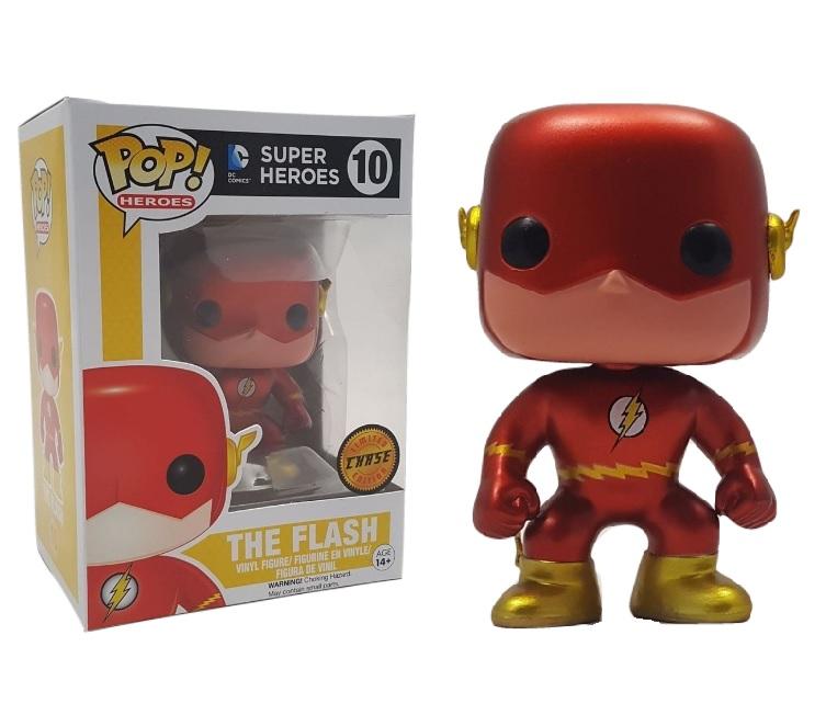Funko Pop! DC Super Heroes The Flash (Chase) Figure #10 - GB