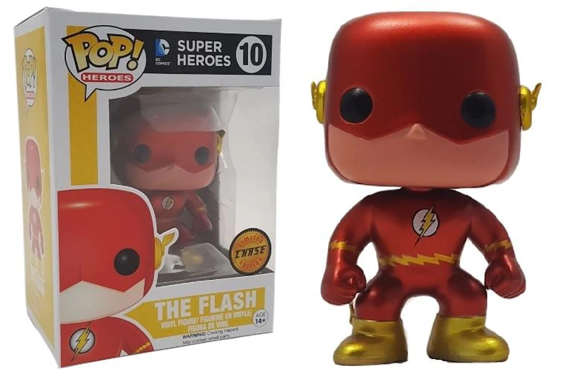 Funko Pop! DC Super Heroes The Flash (Chase) Figure #10