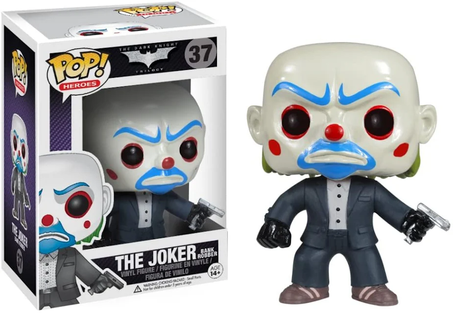 Funko Pop! Heroes DC The Dark Knight The Joker (Bank Robber) Figure #37 - US