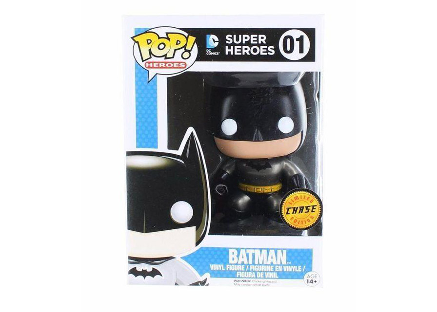 Funko Pop! DC Heroes Batman (Chase) (Metallic) Figure #01 - US