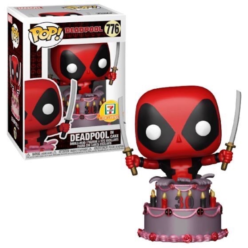 Funko Pop! Deadpool (In Cake) (Metallic) (7-Eleven) Figure #776