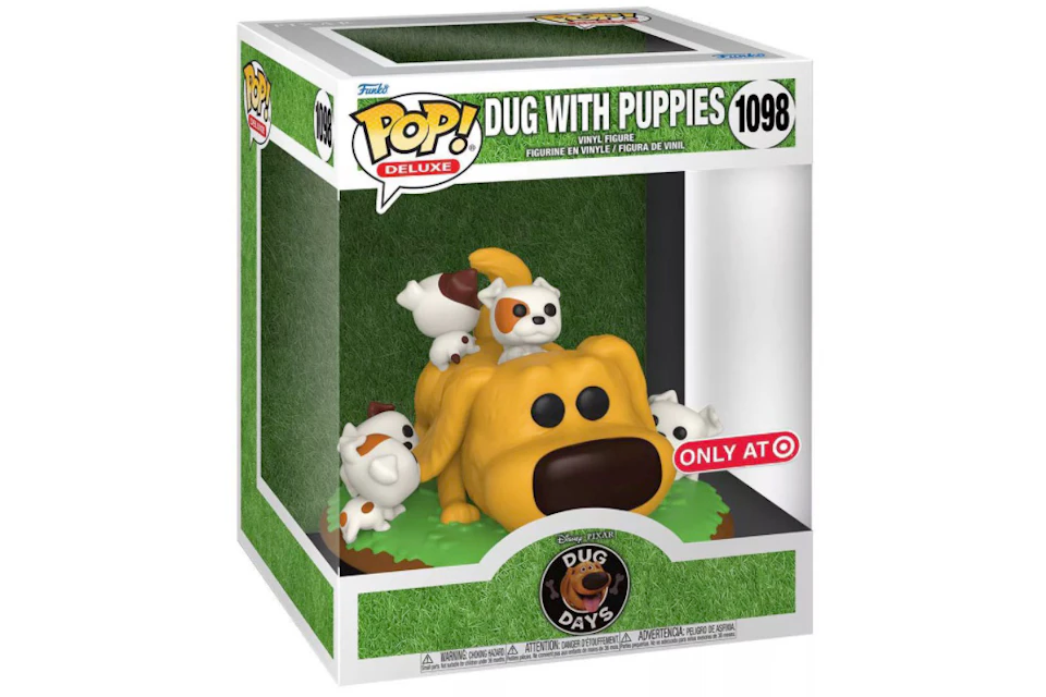 Funko Pop! Deluxe Disney Dug Days Dug With Puppies Target Exclusive Figure #1098