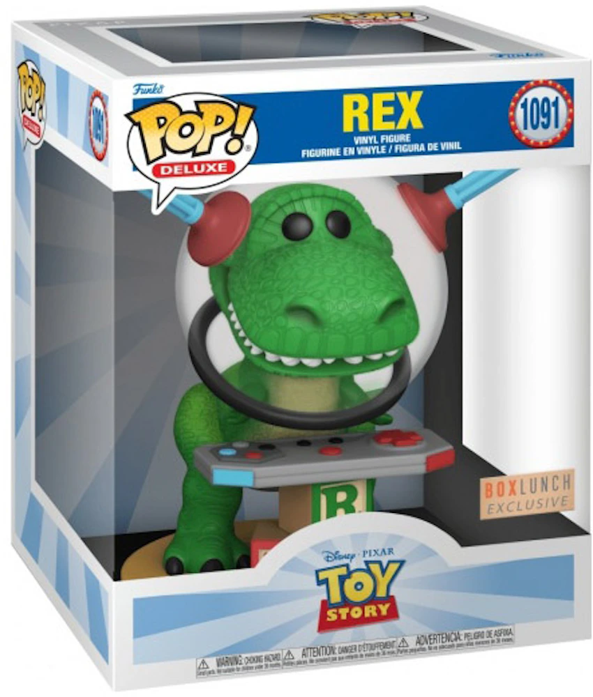 Funko Pop! Deluxe Disney Toy Story Rex Box Lunch Exclusive Figure
