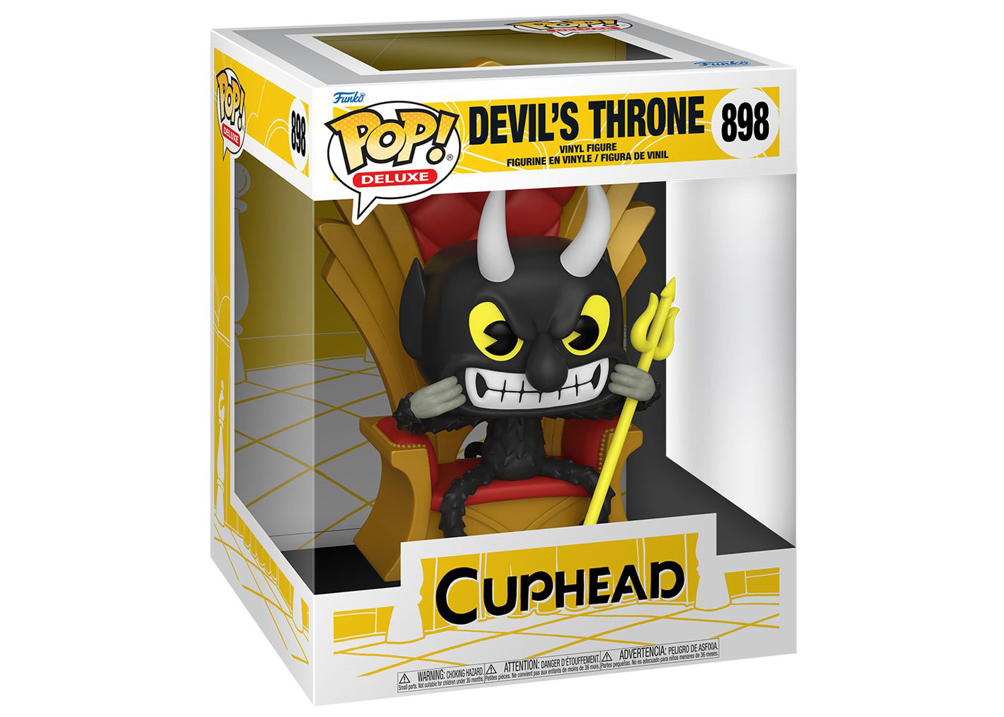 Funko Pop! Deluxe Games Cuphead Devil's Throne Figure #898