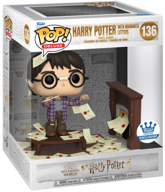 Funko Pop! Deluxe Harry Potter With Hogwarts Letters Funko Shop Exclusive  Figure #136 - FW21 - US