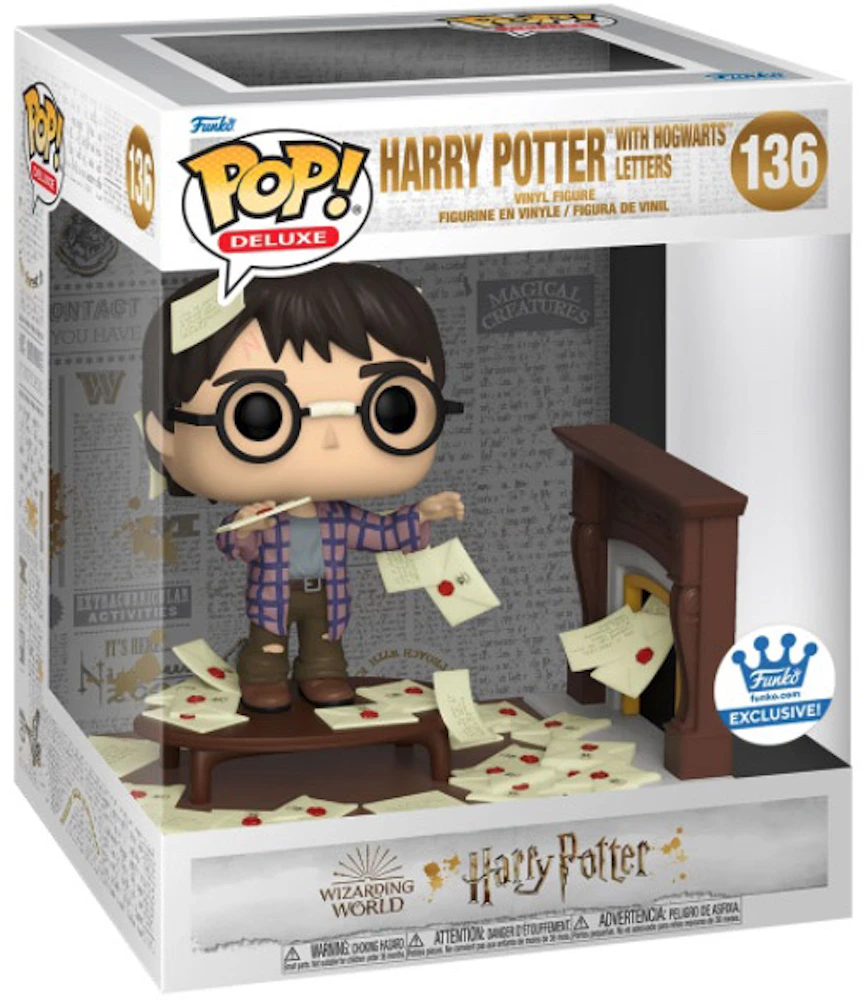 Funko Pop! Deluxe Harry Potter With Hogwarts Letters Funko Shop Exclusive  Figure #136 - FW21 - DE