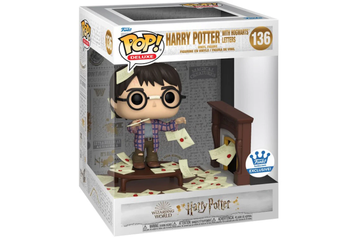 Funko Pop! Deluxe Harry Potter With Hogwarts Letters Funko Shop Exclusive Figure #136