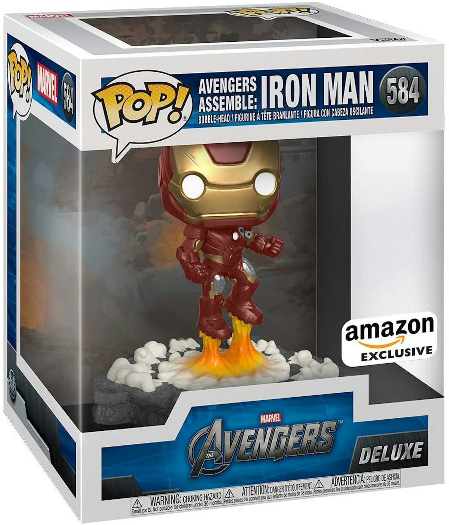 Funko Deluxe Marvel Avengers Assemble: Iron Man Amazon Exclusive Figure US