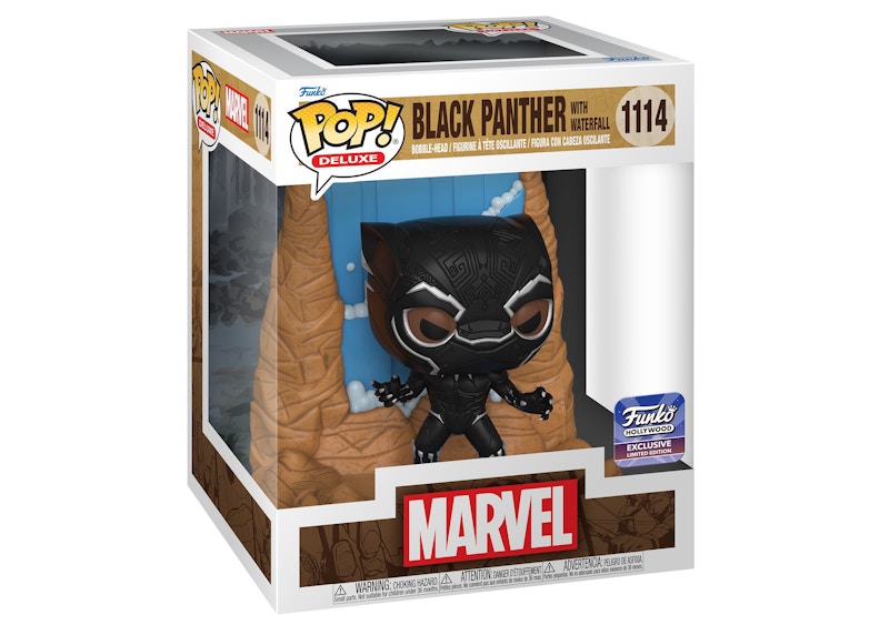 Funko Pop! Deluxe Marvel Black Panther with Waterfall Funko