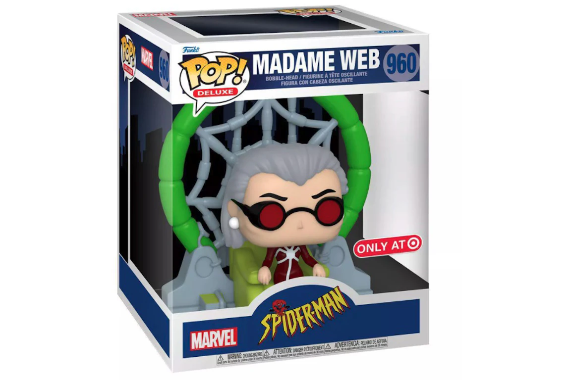 Funko Pop! Deluxe Marvel Spider-Man Madame Web Target Exclusive Figure #960