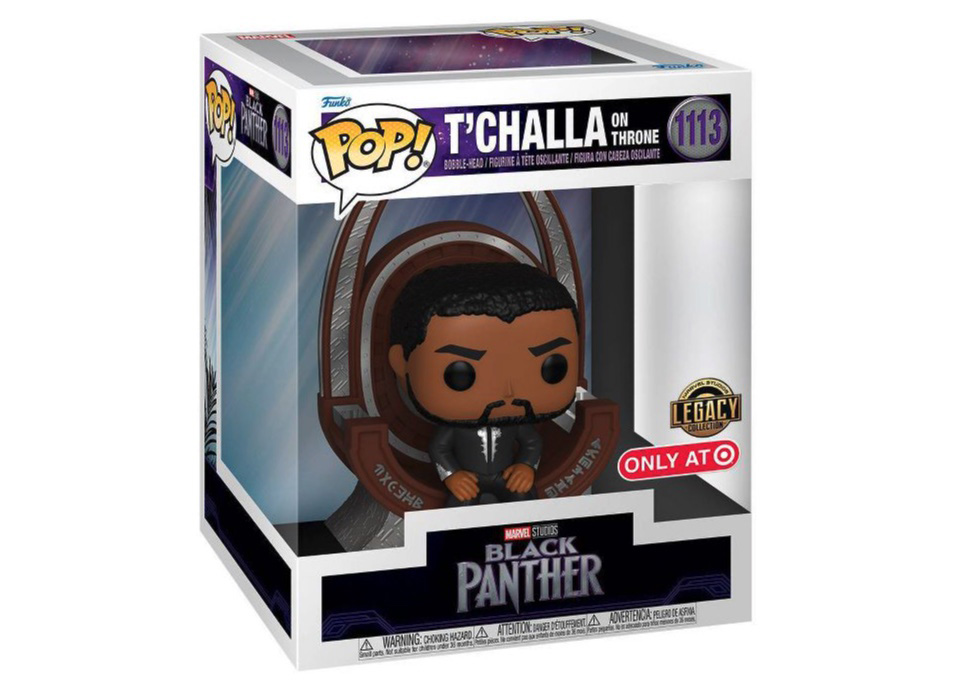 Funko Pop! Deluxe Marvel Studios Black Panther T'Challa on the