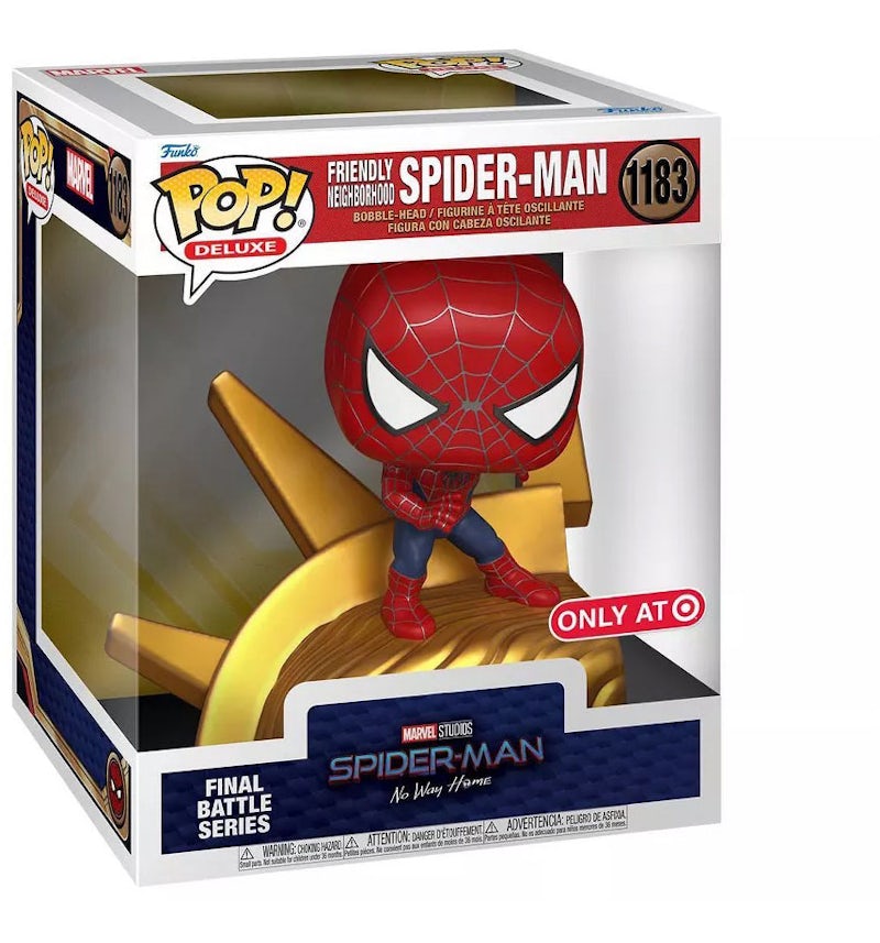 Funko Pop! Deluxe Marvel Studios Spider-Man No Way Home Friendly