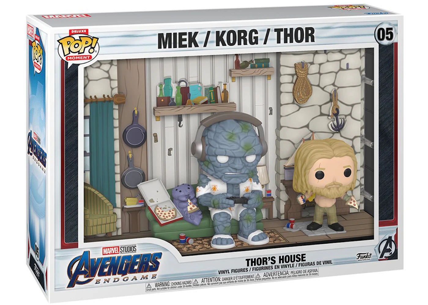 Funko Pop! Deluxe Moment Marvel Studios Avengers: Endgame Thor's House  Figure #05 - US