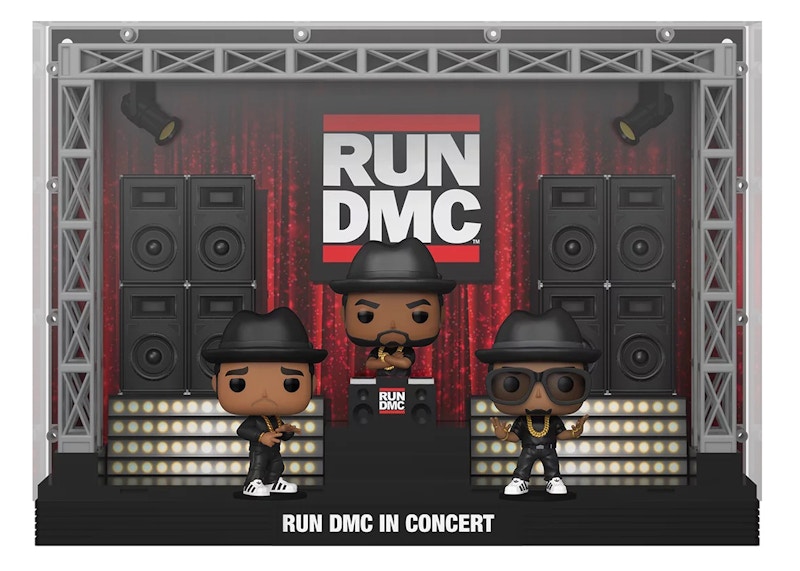 Funko Pop! Deluxe Moment RUN DMC In Concert 2022 Walmart Exclusive Figure  #01