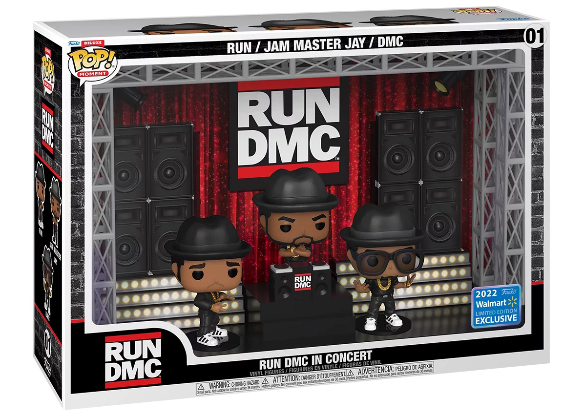 Funko Pop! Deluxe Moment RUN DMC In Concert 2022 Walmart 
