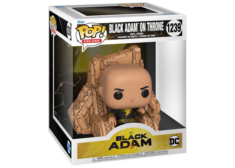 Funko Pop! Deluxe Movies DC Black Adam on Throne Figure Funko Pop! Deluxe Movies DC Black Adam on Throne Figure