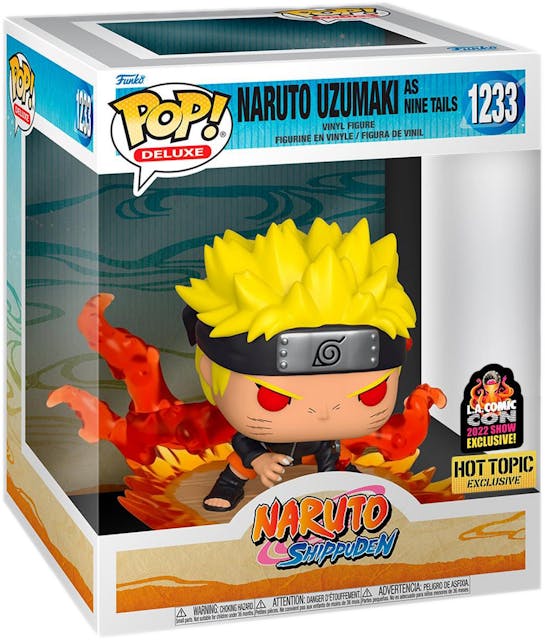 Funko Pop! Deluxe Naruto Shippuden Naruto Uzumaki as Nine Tails 2022 LACC  Hot Topic Exclusive Figure #1233 - US