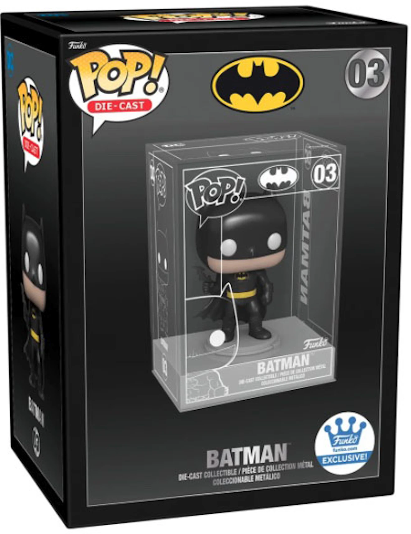 Funko Pop! Die-Cast Batman Funko Shop Exclusive Figure #03 - FW21 - US
