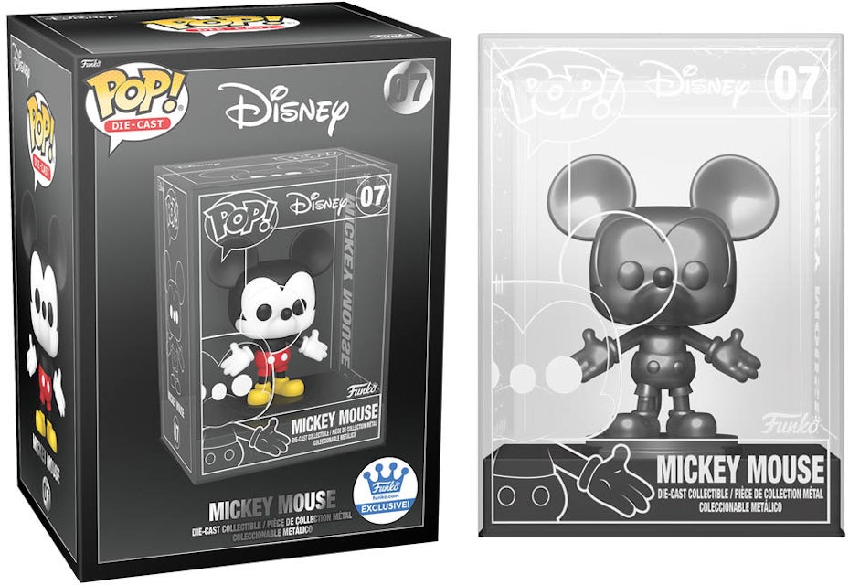 Funko Pop! Die-Cast Disney Mickey Mouse Chase Edition Funko Shop Exclusive  Figure #07 - US