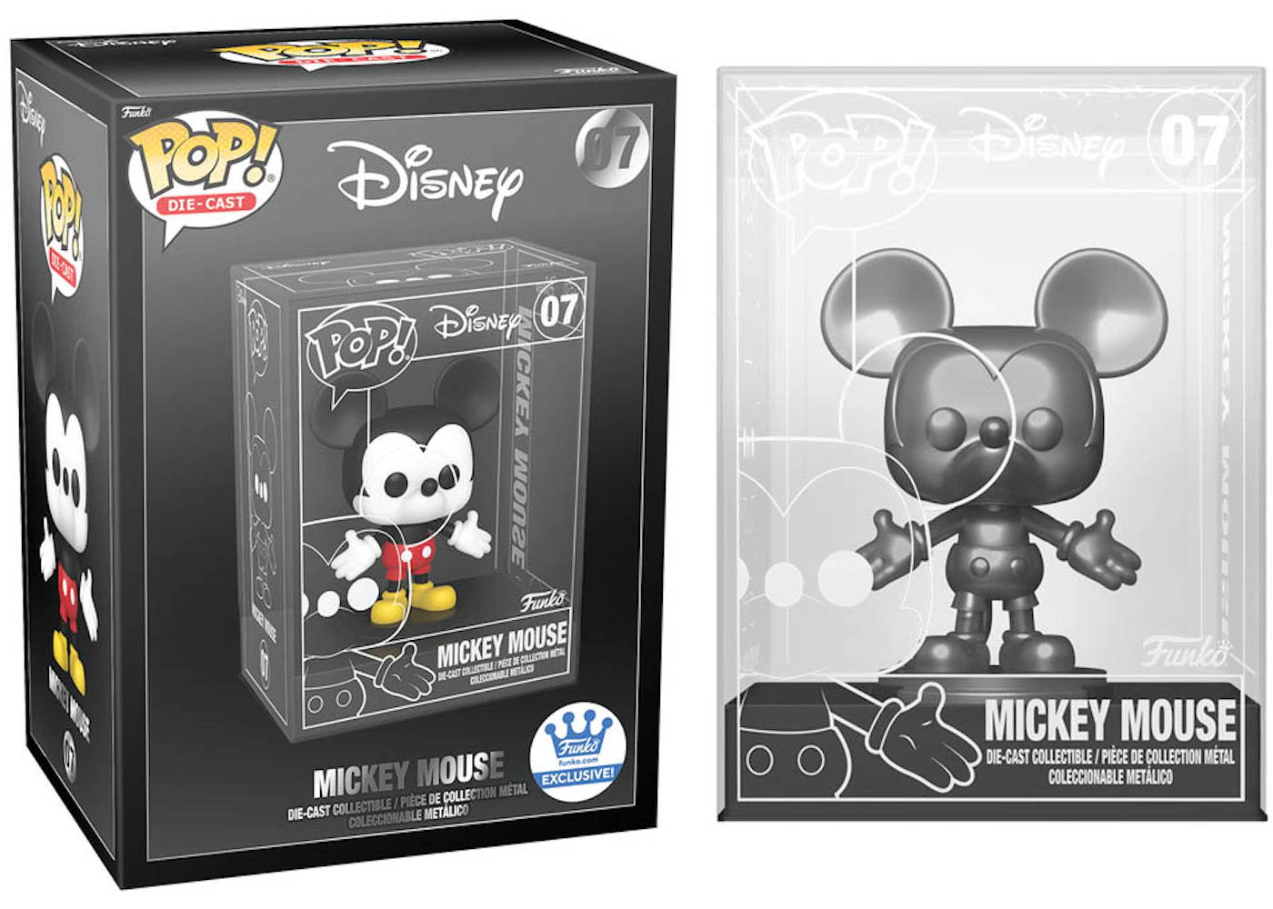 Funko Pop! Die-Cast Disney Mickey Mouse Chase Edition Funko Shop Figure #07 - ES