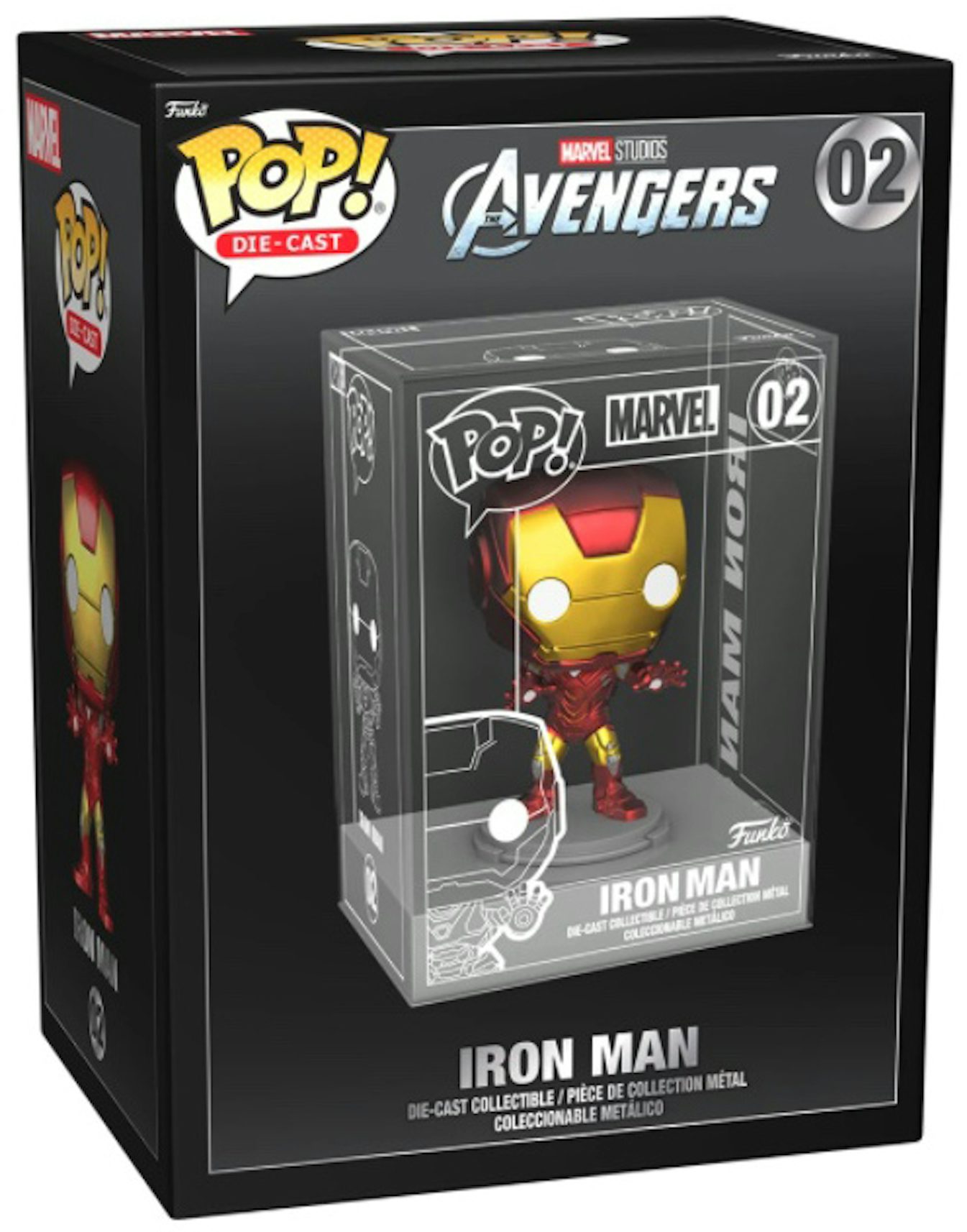 Funko Pop! Die-Cast Marvel Studios Avengers Iron Man Figure #02