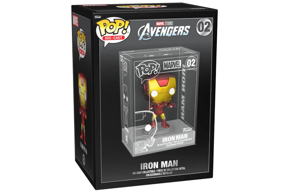Funko Pop! Die-Cast Marvel Studios Avengers Iron Man Figure #02