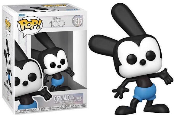 Funko Pop! Disney 100: Oswald The Lucky Rabbit Figure #1315 - US