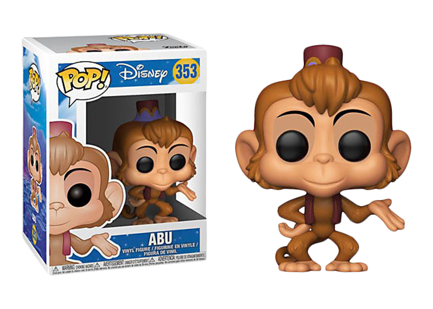 Funko Pop! Disney Aladdin Abu Figure #353 - US