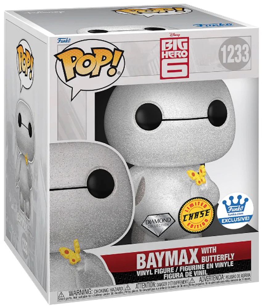 Funko Pop! Disney Big Hero 6 Baymax with Butterfly Diamond Collection Chase Edition Funko Shop Figure #1233 JP