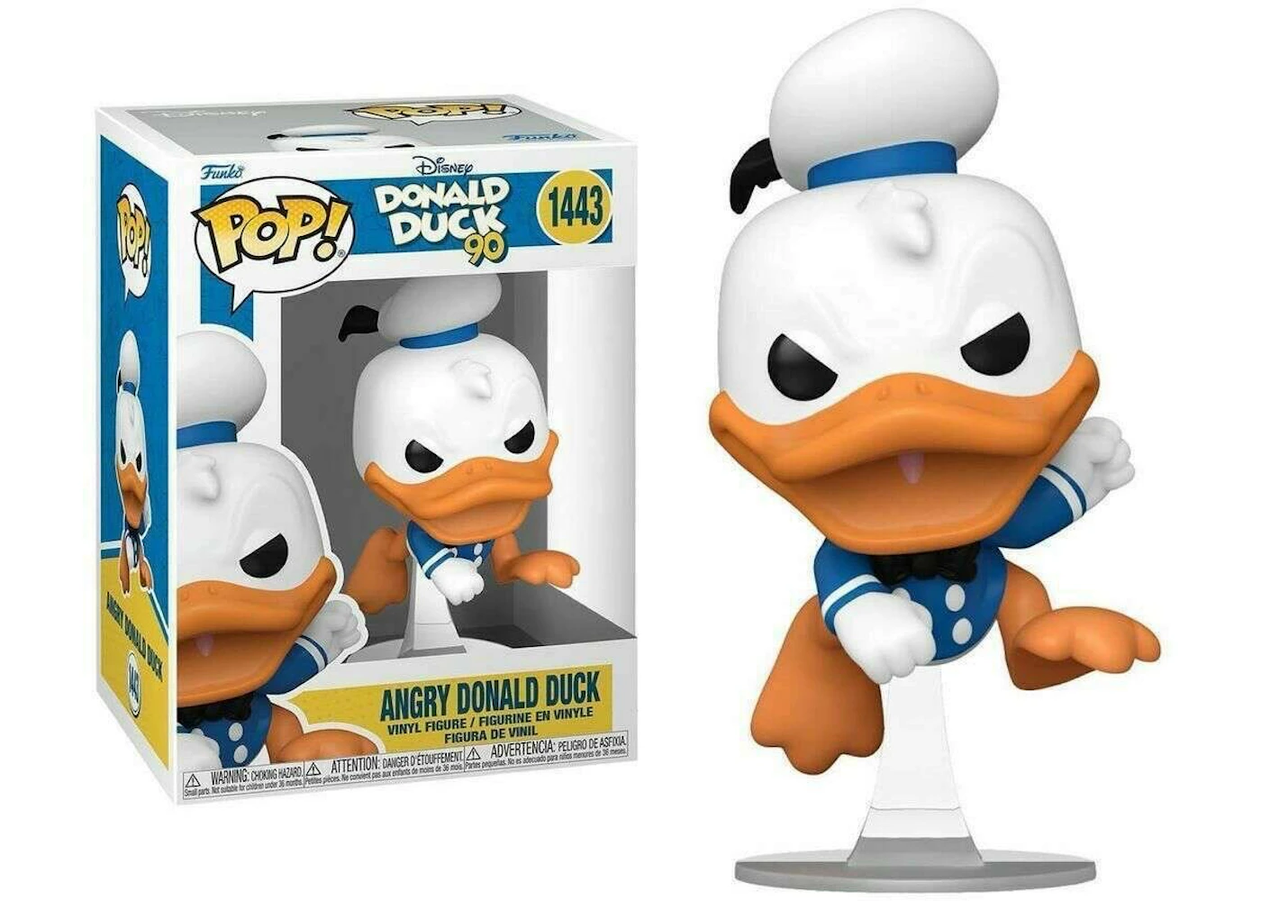 Funko Pop! Disney: Donald Duck 90' Angry Donald Duck Figure #1443 - US
