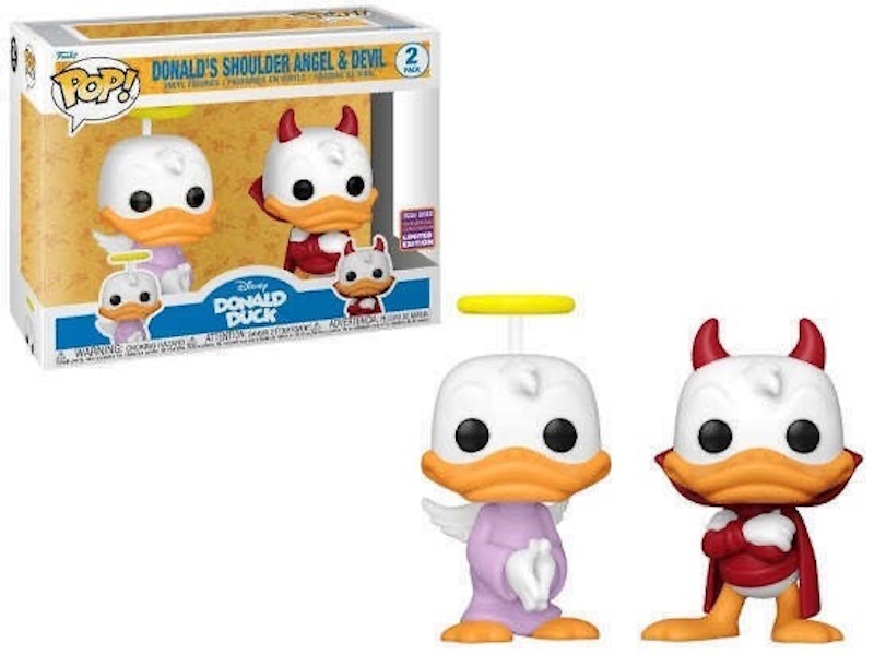 Funko Pop! Disney: Donald Duck Donalds Shoulder Angel & Devil (2022 Wondrous Convention) 2 Pack