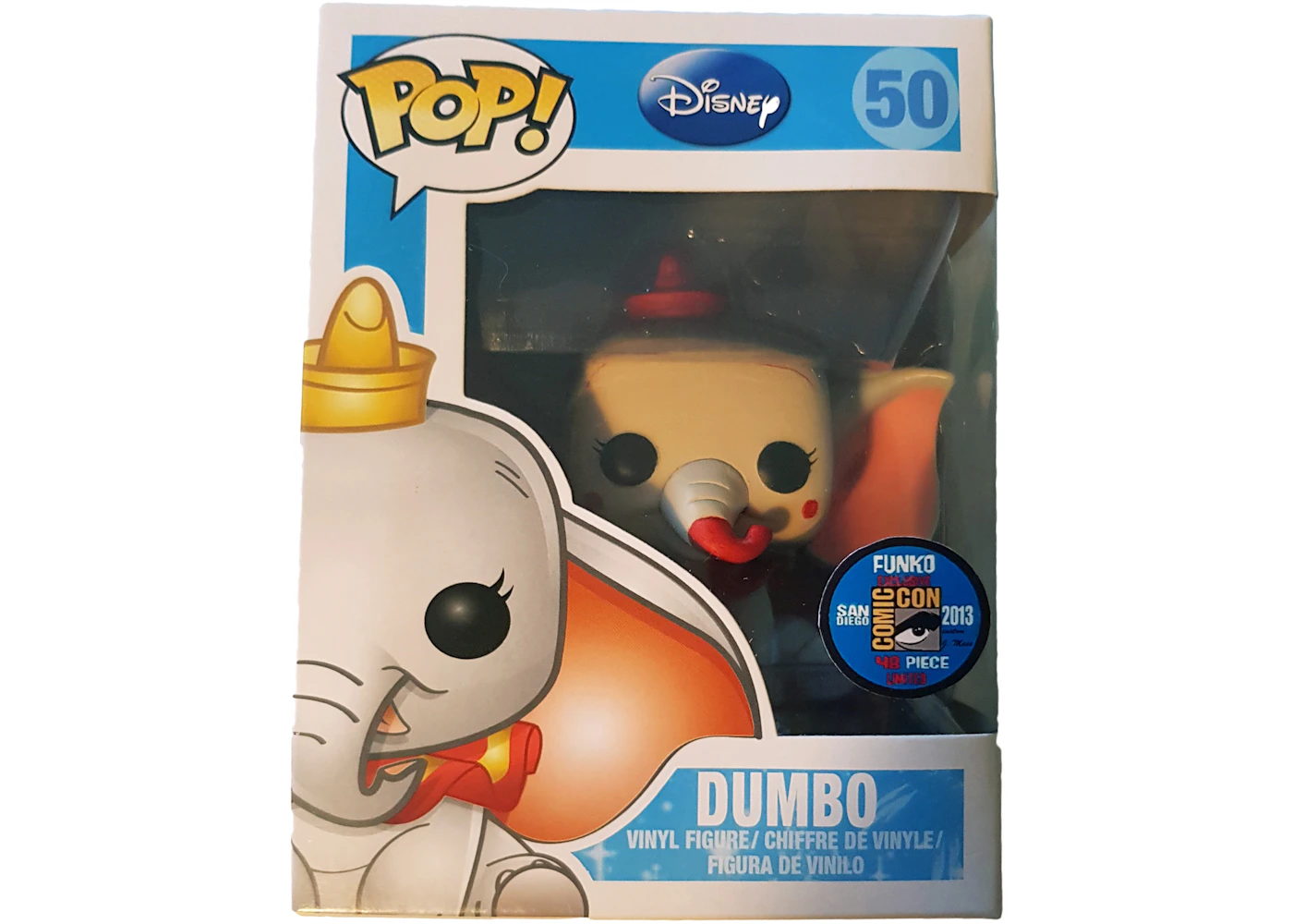 (Clown) US SDCC Pop! - Disney Funko Figure Dumbo #50