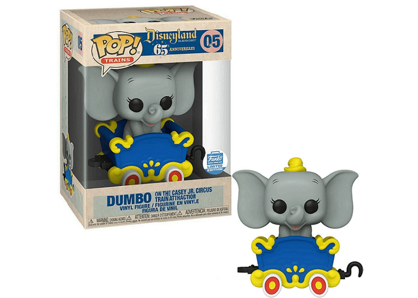 Funko Pop Disney Dumbo On The Casey Jr Circus Train Attraction Funko Shop Exclusive Figure 05