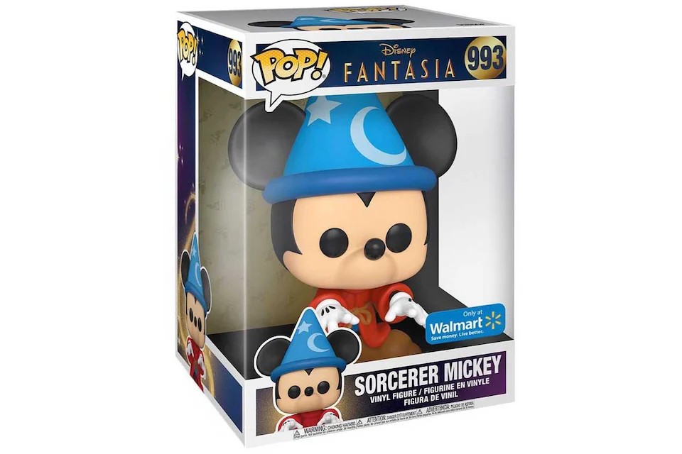 Funko Pop! Disney Fantasia Sorcerer Mickey 10 inch Walmart Exclusive Figure #993
