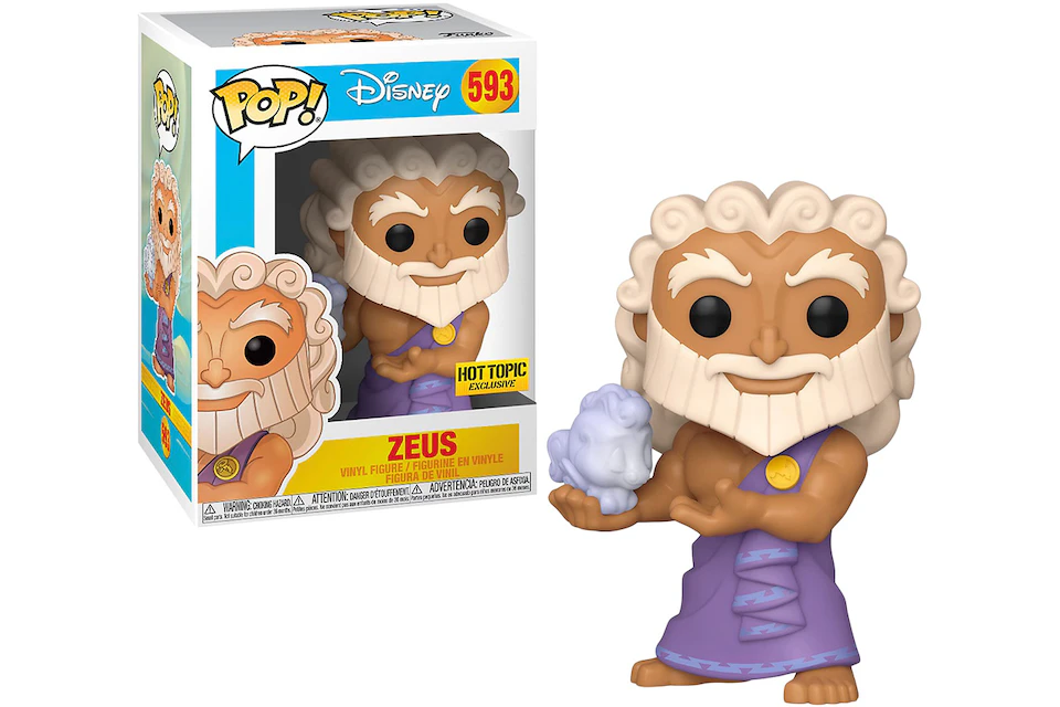 Funko Pop! Disney Hercules Zeus Hot Topic Exclusive Figure #593
