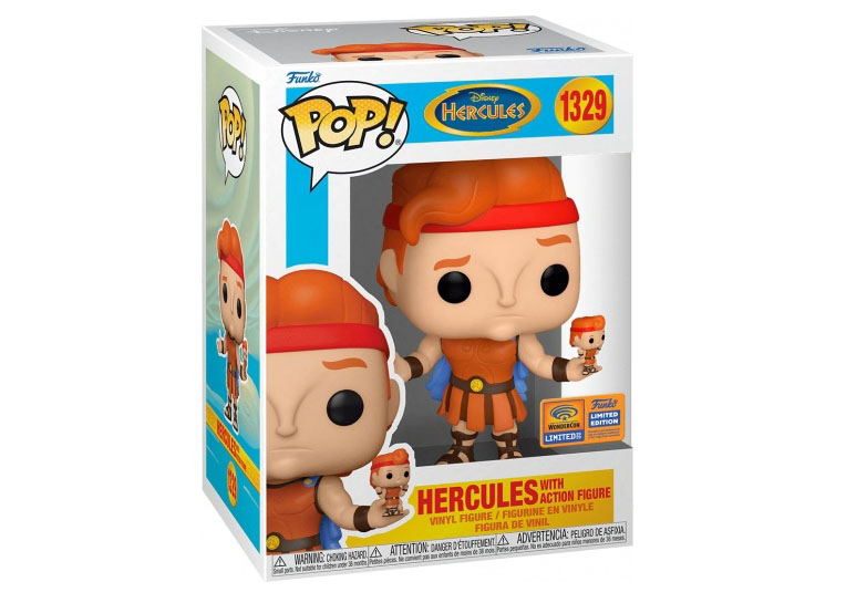 Funko Pop! Disney Hercules with Action Figure WonderCon 2023 Exclusive  Figure #1329
