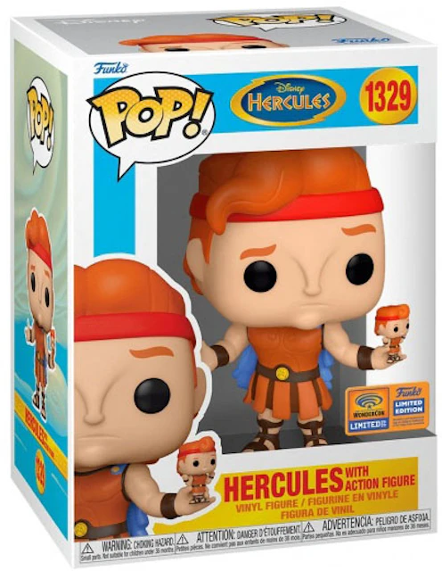 Inpakken Zie insecten lineair Funko Pop! Disney Hercules with Action Figure WonderCon 2023 Exclusive  Figure #1329 - US