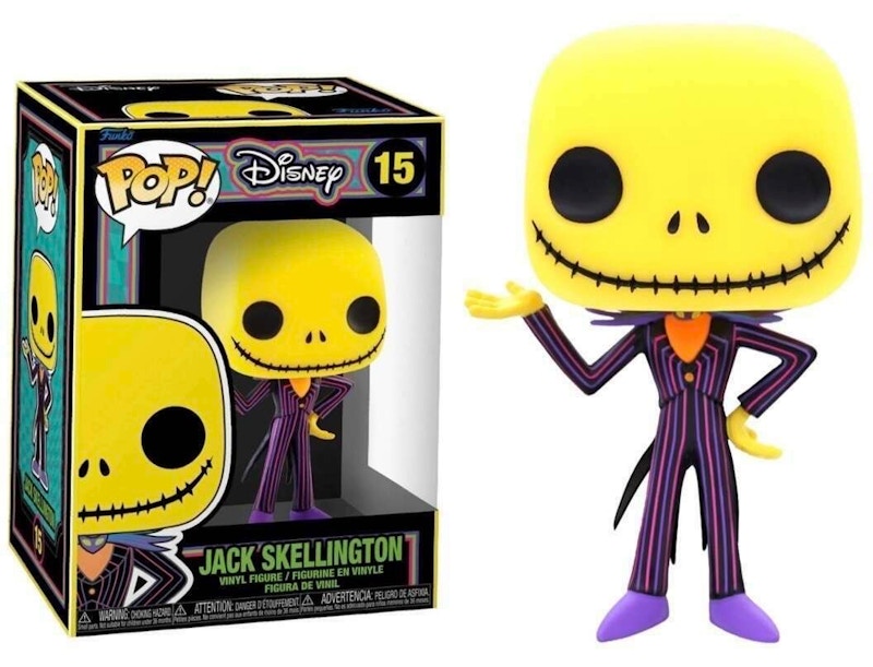 Funko Pop! Disney: Jack Skellington (Black Light) Figure #15