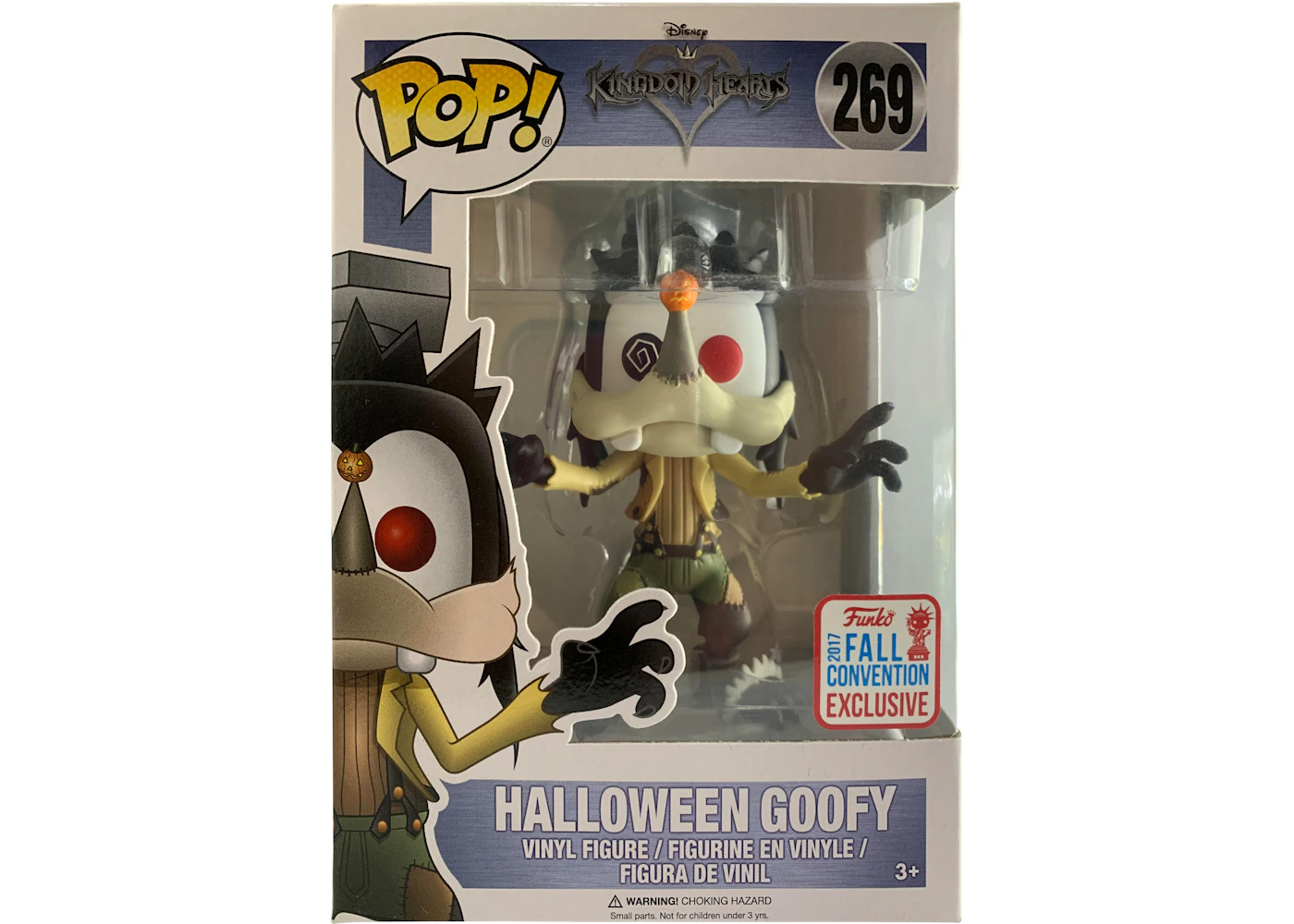 ensayo buque de vapor en casa Funko Pop! Disney Kingdom Hearts Halloween Goofy Fall Convention Exclusive  Figure #269 - ES