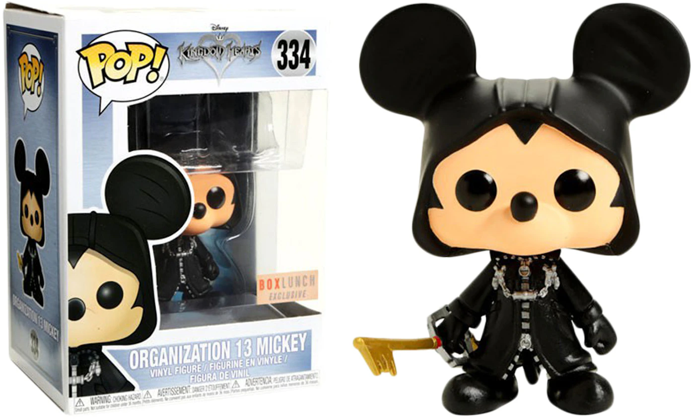 Funko Pop! Disney Kingdom Hearts Organization 13 Mickey Box Lunch Exclusive  Figure #334 - US