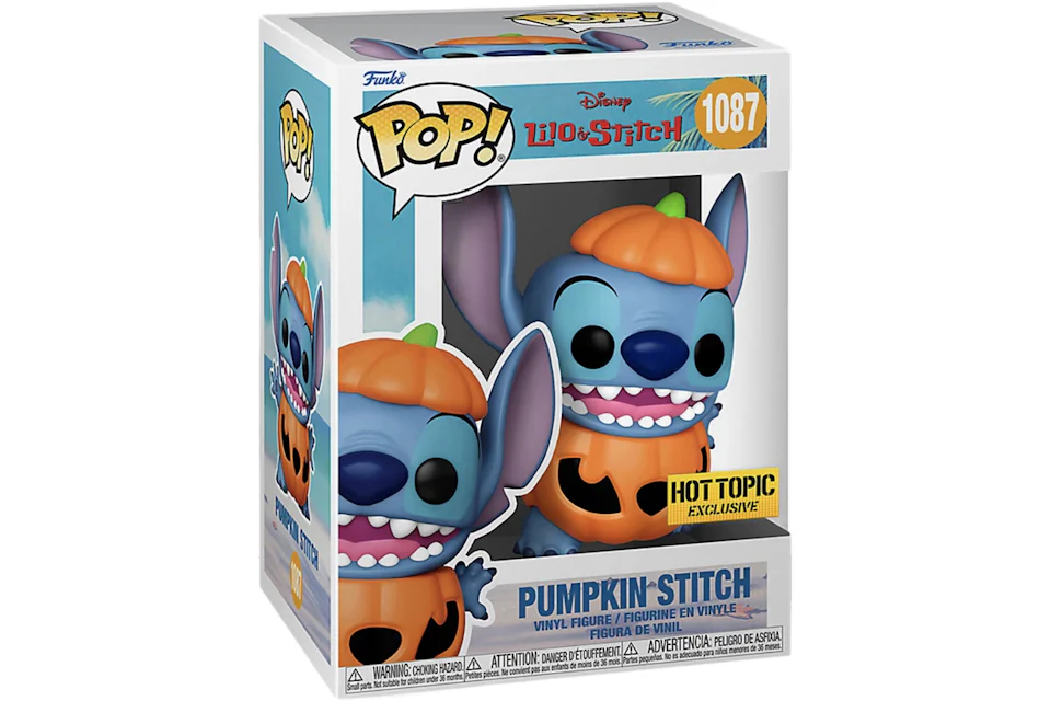 Funko Pop! Disney Lilo And Stitch Pumpkin Stitch Hot Topic Exclusive Figure #1087