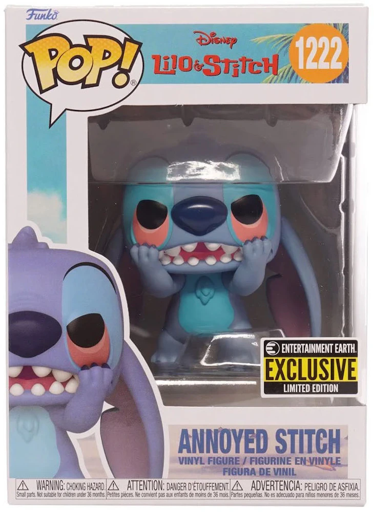 Funko Pop! Disney Lilo & Stitch Annoyed Stitch Entertainment Earth  Exclusive Figure #1222 - US
