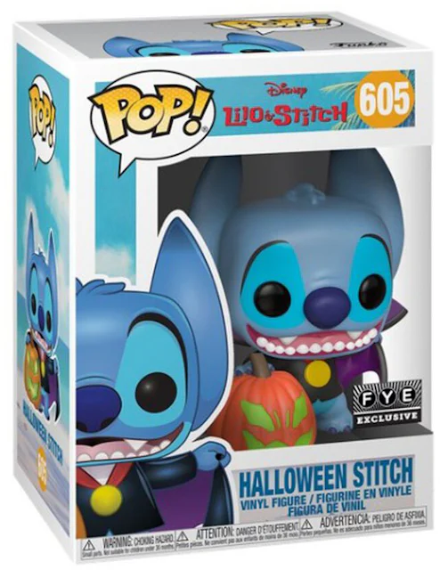 Funko Pop! Disney Lilo & Stitch Halloween Stitch FYE Exclusive Figure #605  - US