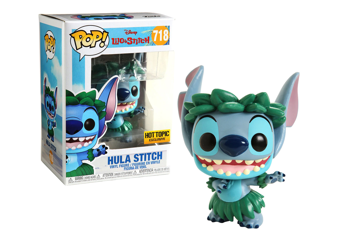 Funko Pop! Disney Lilo & Stitch Hula Stitch Hot Topic Exclusive