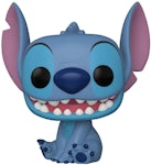 Funko Pop Stitch with Record Player Chase! FunkoShop Exclusive Open Mouth  Disney
