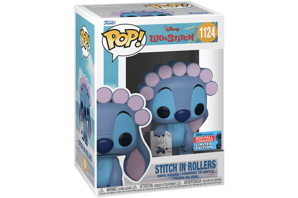 Funko Pop! Disney Lilo & Stitch: Stitch In Rollers 2021 Fall Convention Exclusive Figure #1124