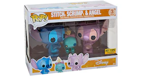 Funko Pop! Disney Lilo & Stitch Stitch, Scrump, Angel Hot Topic Exclusive 3 Pack