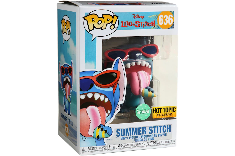 Funko Pop! Disney Lilo & Stitch Summer Stitch Scented Hot Topic Exclusive Figure #636