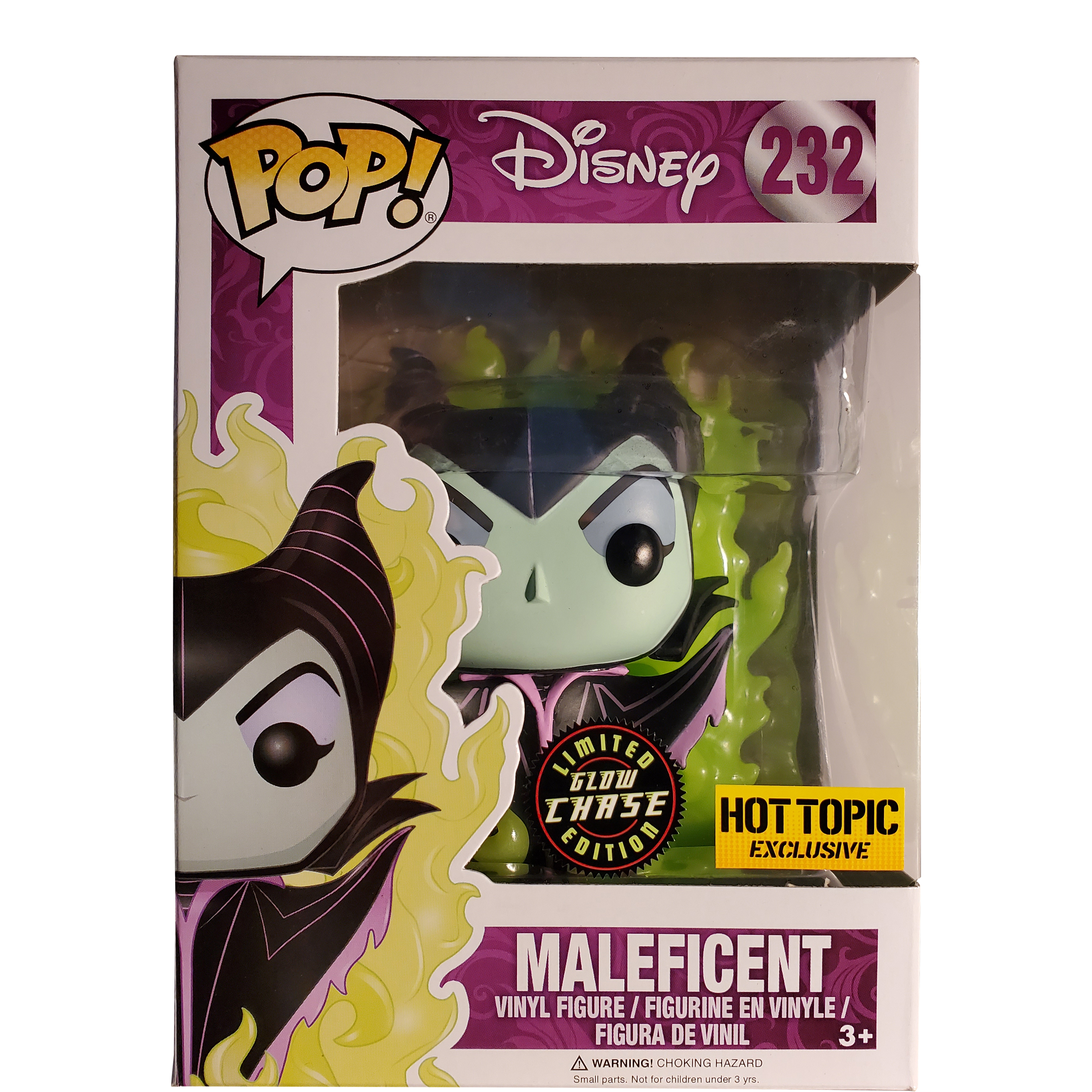 Funko Pop! Disney Maleficent 232 Special Edition Limited Glow Chase Edition 